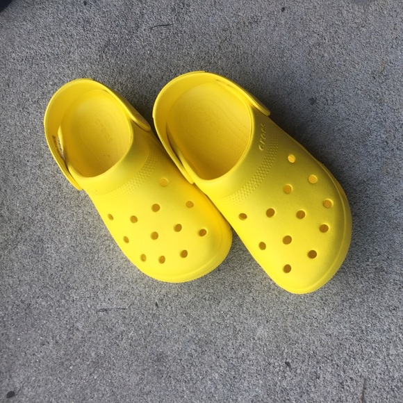 CROCS | Shoes | Crocs Classic Yellow Size 4 | Poshmark
